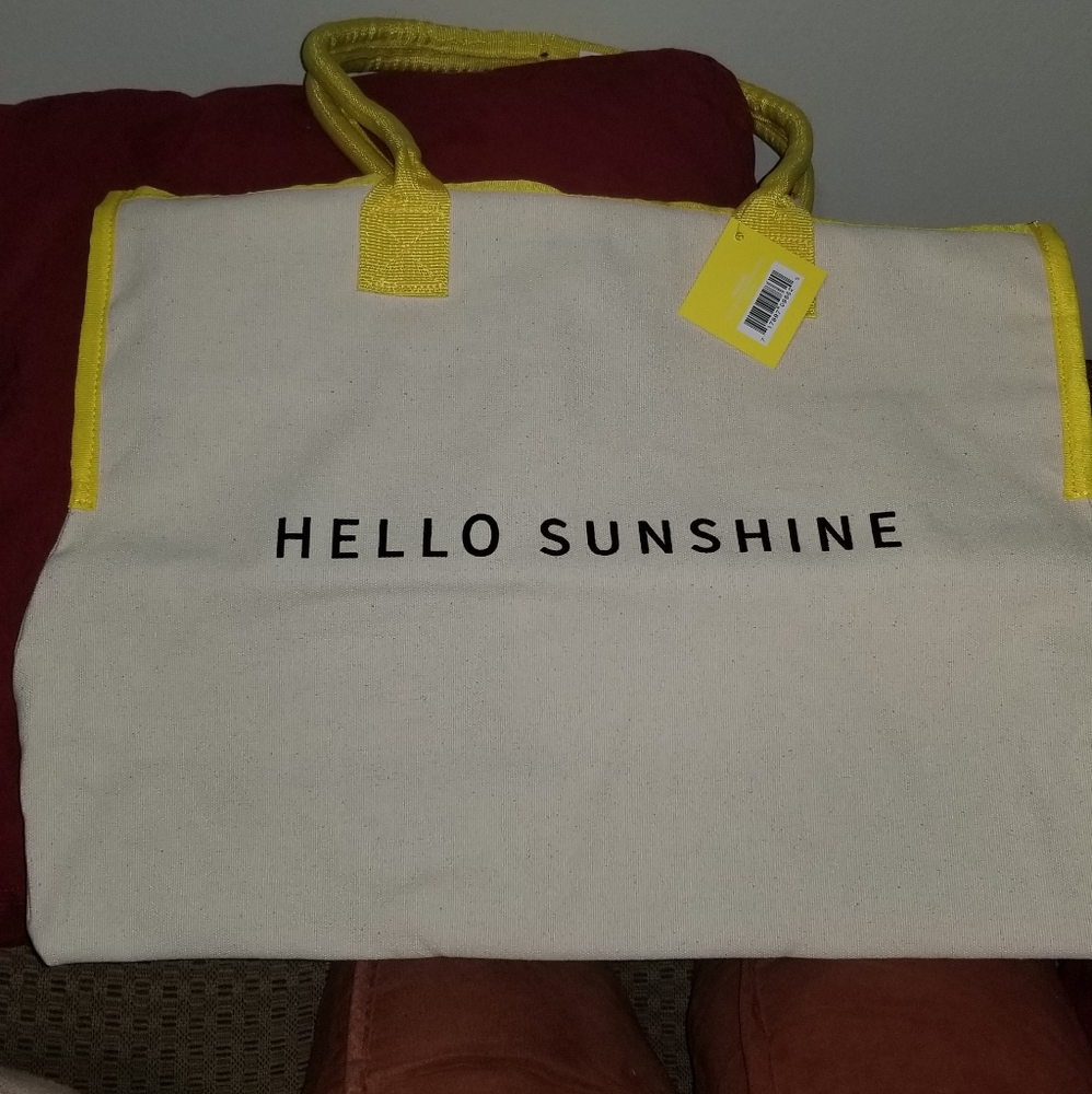 NWT Large Canvas Tote
